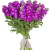 Букет из 21 фиолетовой маттиолы